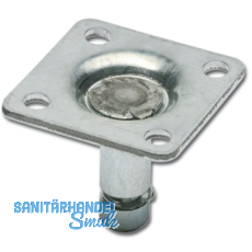 Anschraubplatte Standard 36,5 x 36,5 mm, Stahl verzinkt