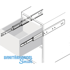 ACCURIDE DS5321 Kugelkfigfhrung - berauszug, L 500 mm, Edelstahl