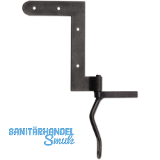 Steyrisches Fensterwinkelband, Schenkel 80 x 110 mm, Eisen alt/verzinkt Steyrisches Fensterwinkelband, Schenkel 80 x 110 mm, Eisen alt/verzinkt