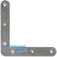 Scheinhaken zum Einlassen, rund, 110 x 18 x 1,50 mm, Stahl verzinkt Scheinhaken zum Einlassen, rund, 110 x 18 x 1,50 mm, Stahl verzinkt