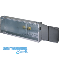 Durchwurfbriefkasten schräg, ausziehbar, 300x110x265-410, Stahl verzinkt Durchwurfbriefkasten schräg, ausziehbar, 300x110x265-410, Stahl verzinkt