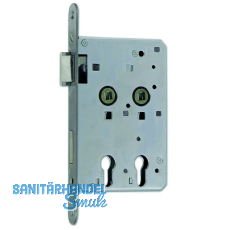 Einstemmschloss BKS 6043 PZ, links, DM 40 / 80, Edelstahl