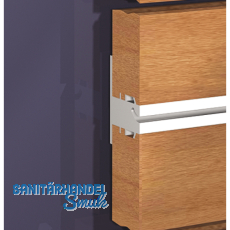 Wall Sys Zwischenprofil zum Verschrauben,Lnge 3000 mm,Aluminium natur eloxiert