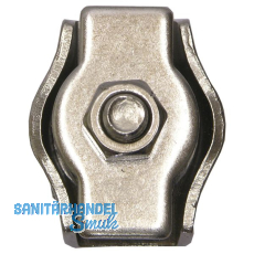 Drahtseilklemmen Simplex 5 mm - Edelstahl A4