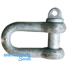 Normschkel verzinkt Bolzen- 6 mm Lichte=8 mm Tragkraft 160 kg