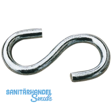 S-Haken 80 mm Stahl verzinkt
