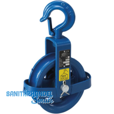 Drahtseil- und Hanfseilbaurolle  125 mm