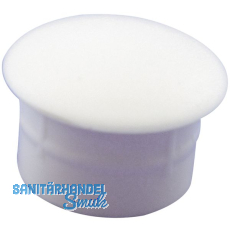 Abdeckkappe fr Blindlcher, Auen 13, Schaft 10, Kunststoff wei RAL 9010