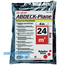 SCHULLER Abdeckplane schwarz Strke 0,0075 mm Gre 4 x 6 m