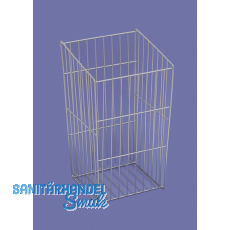 VAUTH-SAGEL Allzweckkrbe, abgeschrgt 310x450-495x260 mm, Stahldraht RAL 9006
