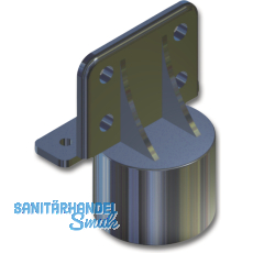 Aufnahmeteil fr Sockelverstellfu HERD, Art. Nr. 323 390-394,Kunststoff schwarz