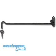 Aufspreizstangen 500 mm, Schmiedeeisen verzinkt geschwrzt