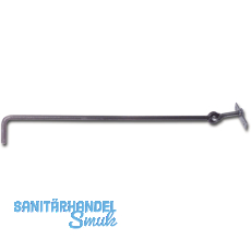 Aufspreizstangen austragend, 350x8 mm, Stahl blank