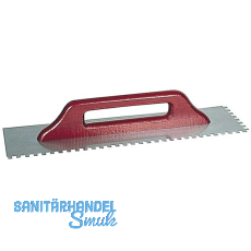 KAUFMANN Aufziehglätte (Schweizerglätte) 500 x 130 mm rostfrei Zahnung 6 x 6 mm KAUFMANN Aufziehglätte (Schweizerglätte) 500 x 130 mm rostfrei Zahnung 6 x 6 mm