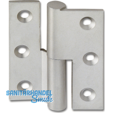 Mbelband Krpfung B, rechts, 50x40 mm, Messing poliert