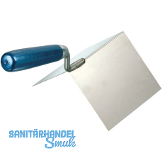 KAUFMANN Außeneckenkelle rostfrei mit Holzgriff 110 x 75 x 75 mm KAUFMANN Außeneckenkelle rostfrei mit Holzgriff 110 x 75 x 75 mm