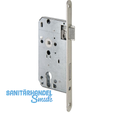 Einstemmschloss BMH PZW, rechts, DM 55, Stahl silber lackiert