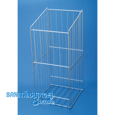 VAUTH-SAGEL Bad-Wschekorb, abgeschrgt 294x515-580x270 mm, Stahldraht RAL 9006