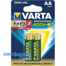 VARTA Batterie Professional Akku HR6/AA 1,2 V (2St)
