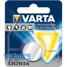VARTA Batterie Knopfzelle CR 2016 3 Volt (1St)