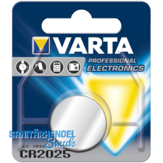 VARTA Batterie Knopfzelle CR 2025 3 Volt (1St)