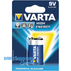 VARTA Batterie High-Energy 6LR61 9V (1 St)