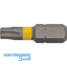 Bit-Einsatz mit Farbring 1/4\"sechskant TX 10/25 mm Torx
