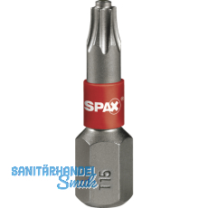 SPAX Bit-Einsatz T-Star 1/4\"sechskant TX 15/25 mm Zapfenführung, Inhalt 5 Stück SPAX Bit-Einsatz T-Star 1/4\"sechskant TX 15/25 mm Zapfenführung, Inhalt 5 Stück