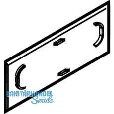 BLUM TANDEMBOX Abdeckkappe m. Schriftzug \"blum\" vertieft; ZAA.532C.BT; weigrau