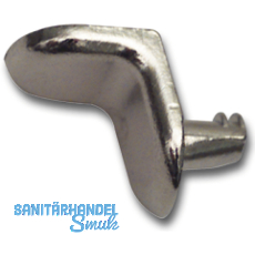 Steckbodentrger FIX 1, Bohr  5 mm, Zink vernickelt, VPE 100 ST