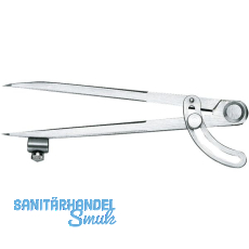 Bogenzirkel mit Bleistifthalter Länge 300 mm Bogenzirkel mit Bleistifthalter Länge 300 mm