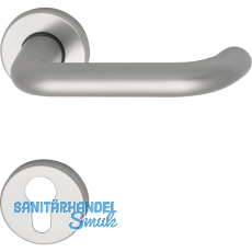 SCH - LINE Drckergt. SCH U - Form - auf Ros. PZ, TS38 - 43, silber eloxiert