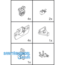 EKU CLIPO 16 H MS - Beschlgegrt. Kombifront, 1000 x 1400