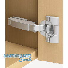 BLUM CLIP top Standardscharnier 110, gerade mit Feder, Einpressen