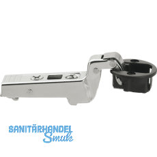 BLUM CLIP top Glastrscharnier 94, 9,5mm gekrpft, mit Feder, Schrauben