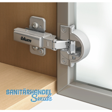 BLUM CLIP top BLUMOTION Alurahmenscharnier 95, 9,5mm, mit Feder, Schrauben