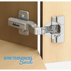 BLUM CLIP top BLUMOTION I Winkelscharnier 45, halbaufschlagend, INSERTA