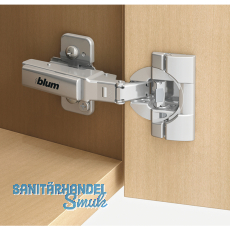 BLUM CLIP top Winkelscharnier 15, max. aufschlagend, III, Schrauben