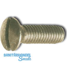 DIN 964A M 4X 80 Messing vernickelt Linsenschraube