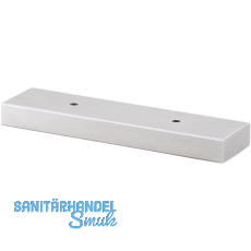 Dekorfu Breite 40 mm, Lnge 200 mm, Edelstahl/Kanten gebrstet