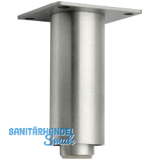 Dekorfu Fu  30 mm, Lnge 160 mm, Aluminium gebrstet