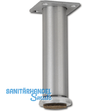 Dekorfu Fu  30 mm, Lnge 120 mm, + 30 mm, Fussteller, Aluminium gebrstet