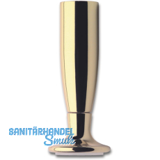 Dekorfu \"Torino\" Modell 1026 Fu  25 mm, Lnge 100 mm, Messing vernickelt matt