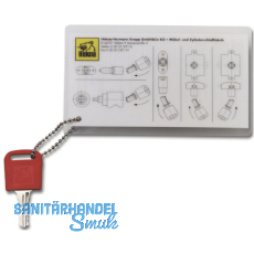 HEKNA Demontageschlssel, Trennen des Zylinder-Wechselkerns vom Zylindergehuse