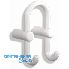 Doppelhaken HEWI 801.90.040 Breite 90 mm, Hhe 165 mm, Polyamid rubinrot