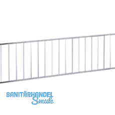 VAUTH-SAGEL Drahtgitter, Hhe 120 mm, Lnge 2110 mm, Stahldraht silber RAL 9006