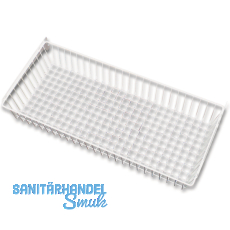 Drahtkorb 10705, B 800, H 120, T 350, Stahl, wei (hnlich RAL 9003)