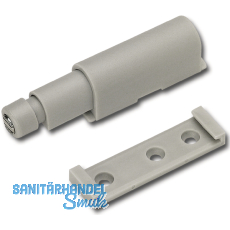 Druckfederschnapper, mit Dmpfer, Hub 44, Kunststoff grau