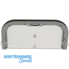 Durchreiche fr 17 -24 mm Glasstrke, 300 x 152 mm, Kunststoff hellgrau