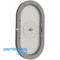 Durchsprecher für 4 - 6 mm Glasstärke, 170 x 295 mm, Kunststoff hellgrau Durchsprecher für 4 - 6 mm Glasstärke, 170 x 295 mm, Kunststoff hellgrau